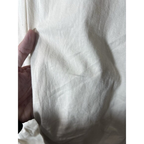 Hollister Adjustable Rise Parachute Baggy Utility Pants Cream Y2K Men XL NEW - Picture 13 of 13